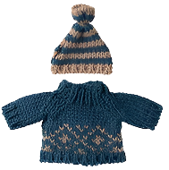 Maileg Knitted Sweater & Hat Dad AW 24