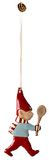 Maileg Metal Christmas Decorations - Pixy with Spoon AW 24